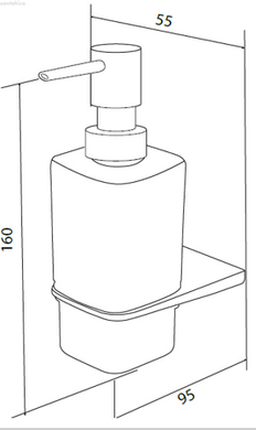 Дозатор для жидкого мыла AM.PM INSPIRE A5036900