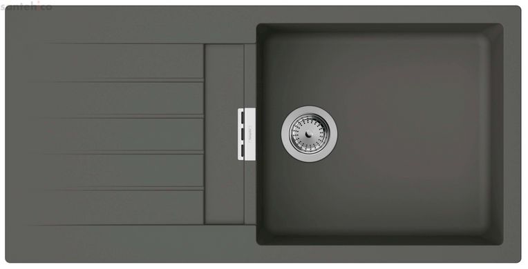 Кухонная мойка Hansgrohe S52 S520-F480 серый камень со смесителем Focus M41 43358800