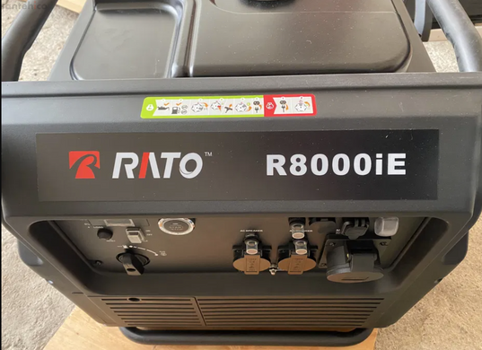 Инверторный генератор RATO R8000iE 7,5 кВт