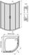 Sanplast Душевая кабина Sanplast полукруглая с поддоном 80 см белый профиль матовое стекло KP4/TX4-80-S biCR+ Bpza