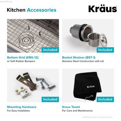 Кухонная мойка Kraus KBU12