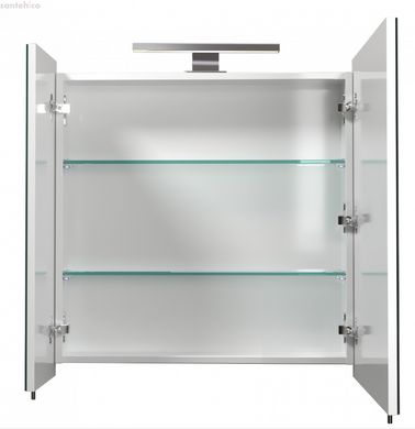 Зеркальный шкаф Мойдодыр Руна 70 00-0008228 с Led светильником