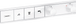 Термостат для скрытого монтажа на 3 функции Hansgrohe Rainfinity (цвет - белый матовый) 15381700
