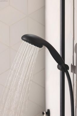 Змішувач для ванни з душовим гарнітуром Grohe QuickFix Start&Vitalio 100 Black UA30330702