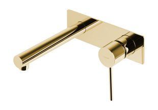 Смеситель для раковини (умывальника) скрытого монтажа Corsan LUGO GOLD CMB7515GL