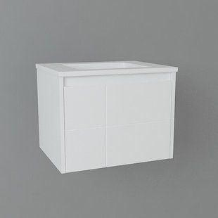 Тумба с умывальником Devit Laguna 60 белый 0020110W