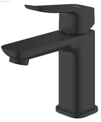 Смеситель для раковины Grohe Dice черный матовый 1018572430 с донным клапаном Push-Open