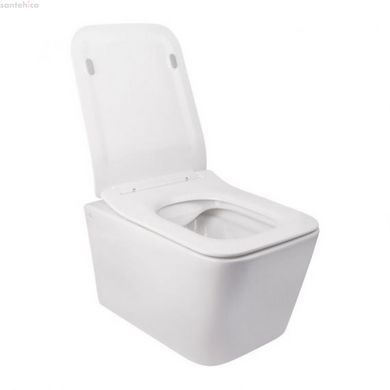 Унітаз підвісний Q-TAP Crow WHI 5170 безободковий з сидінням Soft Close дюропласт