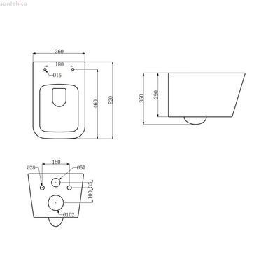 Инсталляция Grohe Rapid SL 38721001 4 в 1 + Унитаз подвесной Devit Linea 3040120 с сиденьем Soft Close