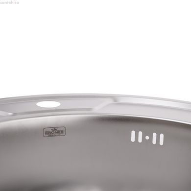 Кухонна мийка з нержавіючої сталі Kroner KRP Satin-490 CV022764
