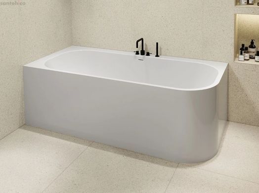 Ванна зі штучного каменю Miraggio Maria R 186x87 білий глянцевий 8814823