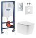 Инсталляция Grohe Rapid SL 38721001 4 в 1 + Унитаз подвесной Devit Linea 3040120 с сиденьем Soft Close