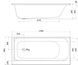 Ванна акриловая Cersanit Smart 170x80 L S301-117