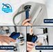 Смеситель для раковины Grohe Dice черный матовый 1018572430 с донным клапаном Push-Open