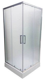 Душевая кабина Veronis 100x100 (Профиль - хром, стекло - матовое) KNS-100 XL без поддона