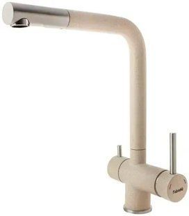Змішувач для кухні Fabiano FKM 317 SS Beige пісочний 8231.401.0228 під фільтровану воду