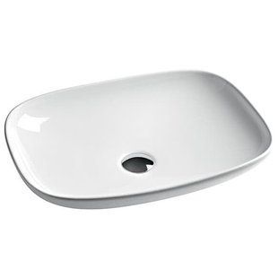 Умывальник керамический 55 см Artceram La Fontana, white glossy (LFL006 01; 00)