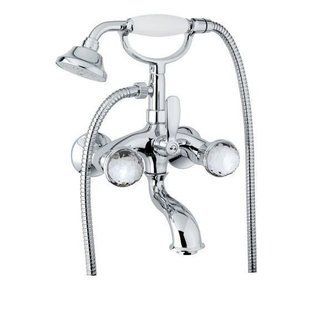 ЗМІШУВАЧ ДЛЯ ВАННИ З РУЧНИМ ДУШЕМ FIORE XT SKY ХРОМ/SWAROVSKI 17CR0610
