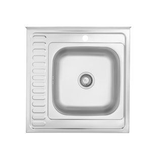 Кухонная мойка из нержавеющей стали Kroner KRP Dekor-6060R CV022813