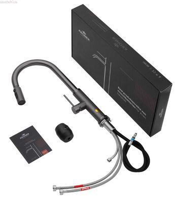 Змішувач для кухні Kroner KRP Edelstahl Berg - GRP030-T графіт CV035596