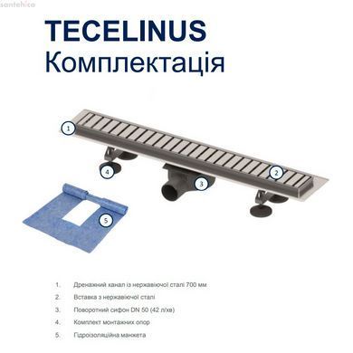 Душовий канал Tece TeceLinus 90 см 15100090 з решіткою Straigh