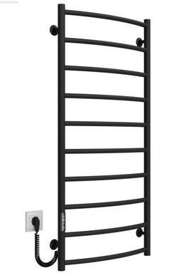 Рушникосушарка електрична Deffi Класик 500x1100 чорний C.DK.110.50.10.E.B.L.1 лівий