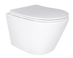 Унітаз підвісний Qtap Swan Ultra Quiet QT16335179W з сидінням Soft Close