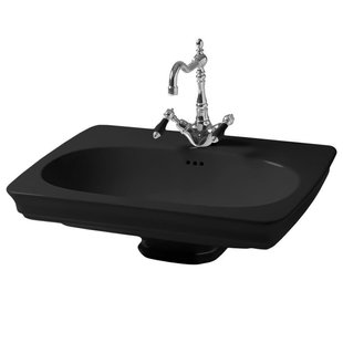 Умывальник керамический 68 см Artceram Civitas, black glossy (CIL001 03; 00)