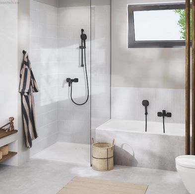 Змішувач для душу Grohe Cubeo чорний матовий 1018242430
