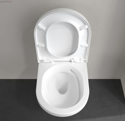 Инсталляция Hansgrohe iFrame Universal 01022180 с клавишей Original Q черный матовый + Унитаз подвесной Villeroy &amp; Boch Architectura DirectFlush TwistFlush 4694CL01 с сиденьям Soft Close