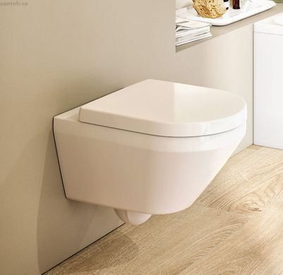 Инсталляция Hansgrohe iFrame Universal 01022180 с клавишей Original Q черный матовый + Унитаз подвесной Villeroy &amp; Boch Architectura DirectFlush TwistFlush 4694CL01 с сиденьям Soft Close