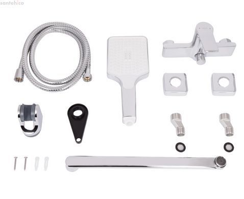 Смеситель для ванны Qtap Arvin хром QTARV260CRM48641