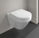 Инсталляция Hansgrohe iFrame Universal 01022180 с клавишей Original Q черный матовый + Унитаз подвесной Villeroy &amp; Boch Architectura DirectFlush TwistFlush 4694CL01 с сиденьям Soft Close