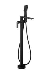 Змішувач для ванни Corsan TRINO BLACK MATT чорний підлоговий CMB7159BL