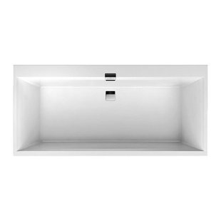 Ванна квариловая Villeroy & Boch Squaro Edge 190x90 с ножками и сифоном BQ190SQE2DV-01