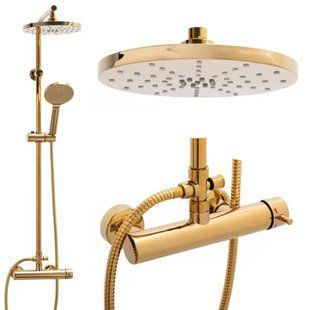 Душевая система Yoka Dubaj 23 золото BP.DUBAJ23-GLD