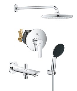 Душевая система скрытого монтажа Grohe QuickFix Start + Vitalio Start 250 хром UA202803R3