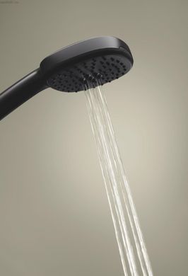 Смеситель для ванны Grohe Cubeo черный матовый 1018142430 с душевым гарнитуром