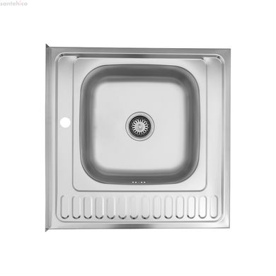 Кухонна мийка з нержавіючої сталі Kroner KRP Satin-6060R CV022824