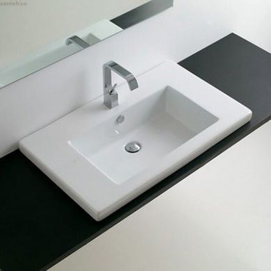 Керамічна раковина 86 см Artceram Gap, white glossy (GPL003 01; 00)