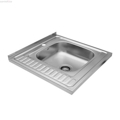 Кухонна мийка з нержавіючої сталі Kroner KRP Satin-6060R CV022824