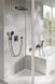 Смеситель для ванны Grohe Cubeo черный матовый 1018142430 с душевым гарнитуром