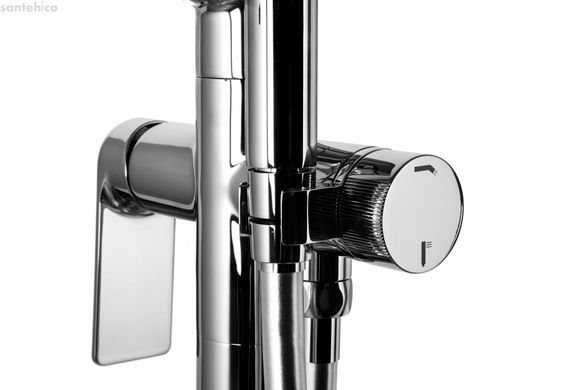 Змішувач для ванни Corsan TRINO CHROME хром підлоговий CMB7159CH