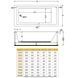 Ванна акрилова AquA PooL Ibiza 170х70 88A15317070