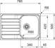 Кухонная мойка Franke Spark SKL 611-79 декор 101.0716.715