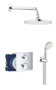 Душевая система скрытого монтажа Grohe Grohtherm Tempesta Cosmopolitain 200 хром 3472900A