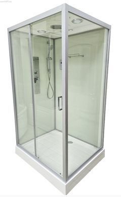 Гідромасажний бокс Artex 120х100 (Профіль &ndash; сатин, скло &ndash; прозоре) BLT-116