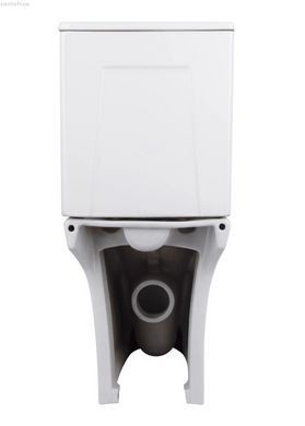 Унитаз напольный Qtap Presto QT24221217AW с бачком и сиденьям Soft Close