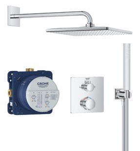 Душова система прихованого монтажу Grohe QuiсkFix Precision хром 34881000