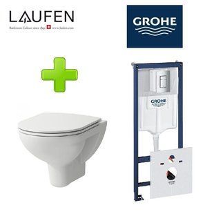Комплект инсталляция Grohe Rapid SL 38772001 + унитаз Laufen Pro (B) Rimless H8669510000001 с сидением Soft Close